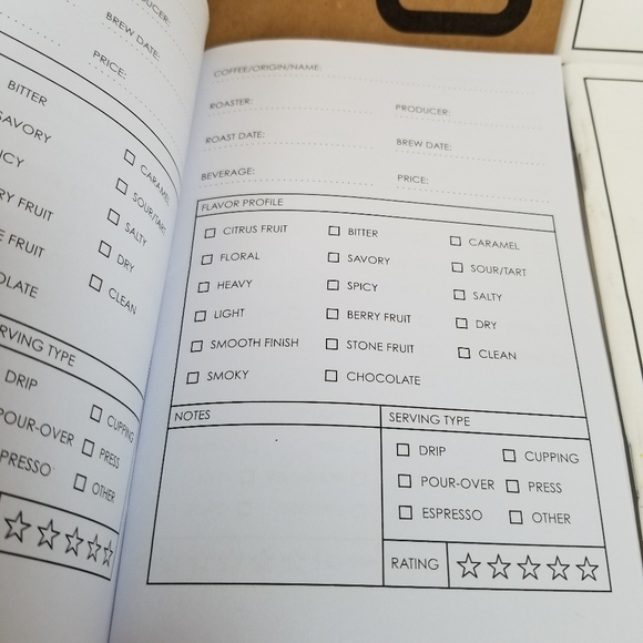 Tasting Journal Lot of 12  for Cheese Chocolate Coffee & Ice Cream for Holidays - Picture 7 of 12